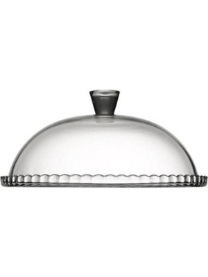 Tekno Trust Yuvarlak Kapaklı Cam Fanus Kek Fanusu 95198 Seramik 1 Bpa Free Sunum Tabağı Modern 32 Turuncu