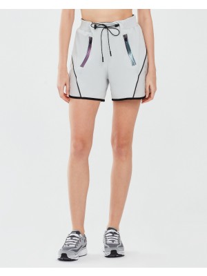 Skechers 2Xi-Lock W 5 Inch Short Kadın Gri Şort S241034-035