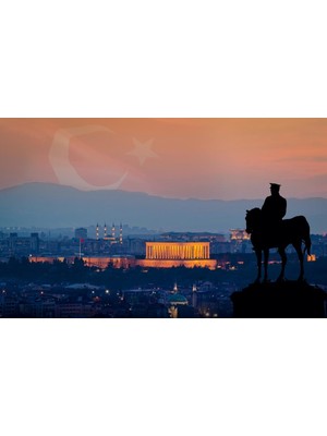 Movas Sanat Atatürk, Anıtkabir Ve Ankara | Elmas Mozaik Tablo | Mozaik Puzzle | 50x30 | E2020546