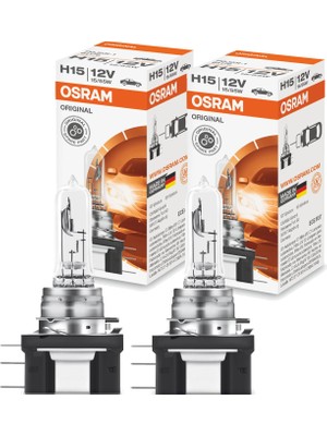 Osram H15 12V 15/55W 64176 2 Adet - Made In Germany
