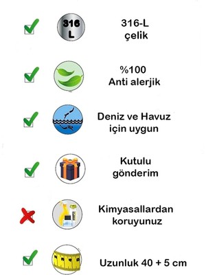 Kuşkaya Ticaret Venedik Inci Kalp Kolye Italyan Zincir | Paslanmaz - 316L Çelik | Hediye Paketi Yapılır