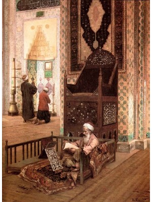 Movas Sanat Rüstem Paşa Camii İçi Istanbul - Rudolf Ernst | Elmas Mozaik Puzzle | 45x61 | E2020677