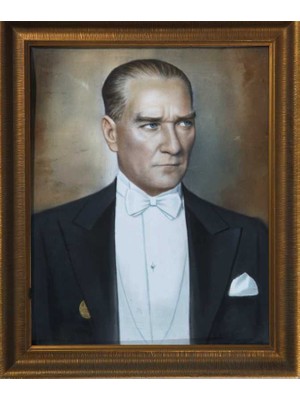 Movas Sanat Hafızalardaki Atatürk Portresi | Elmas Mozaik Tablo | Mozaik Puzzle | 45x53 | E2020982M