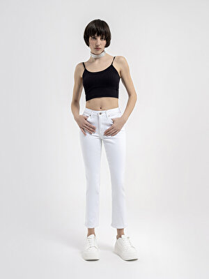 Loft Mom Slim Fit Kadın Pantolon