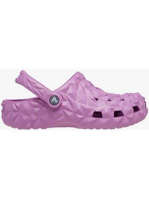 Crocs Classic Geometric Clog Unisex Pembe Clog Terlik 209563-6WQ