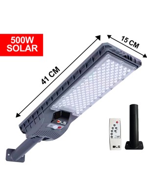 DLS 500W Güneş Enerjili Solar Bahçe Çevre  Lambası Dls
