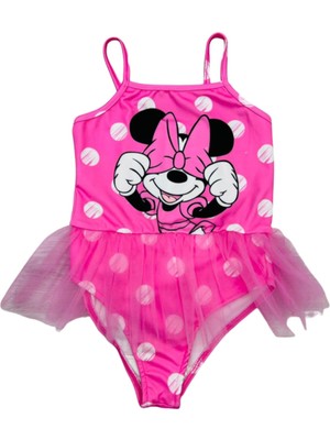 Lolli Boom Kids  Kız Çocuk Sevimli Mickey Kurdele Desen Balerin Tütülü Baskılı Tül Tütü Detaylı Sezon