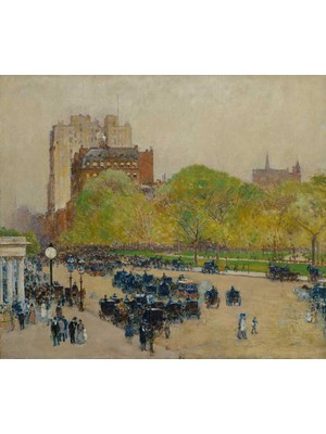 Movas Sanat Madison Square Park'ta | Elmas Mozaik Tablo | Mozaik Puzzle | 50x43 | E2020933M