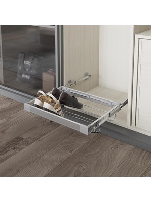 Dizaynaks Ayakkabılık Seti Frenli Teleskopik Raylı