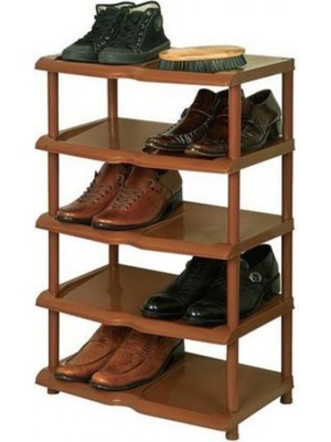 Tekno Trust Kahverengi Ayakkabılık Premium Kahve Plastik 1