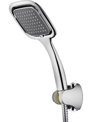 YDGR 3 Lü Set Siyah Kare Banyo Duş Seti Hortum Mafsal ve Başlık Set