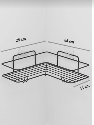 Hastore Banyo Mutfak Aksesuarları2 Adet Yapışkanlı Banyo Rafı,  Banyo Rafı, Banyo Düzenleyici Raf