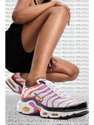 Nike Air Max Plus Tn Sneaker Renkli Kadın Spor Ayakkabı Beyaz