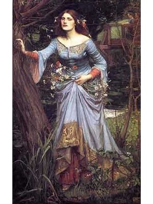 Movas Sanat John William Ormanda Ophelia | Elmas Mozaik Tablo | Mozaik Puzzle  | 40x60 | E20203025M