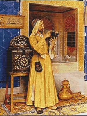 Movas Sanat Osman Hamdi Bey - Hayat Çeşmesi | Elmas Mozaik Puzzle  | 40x60 | E20203029M