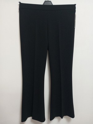 Akşen Giyim Büyük Beden Ispanyol Paça Enine Boyuna Likralı Mevsimlik Scuba Krep Kumaş  Pantolon