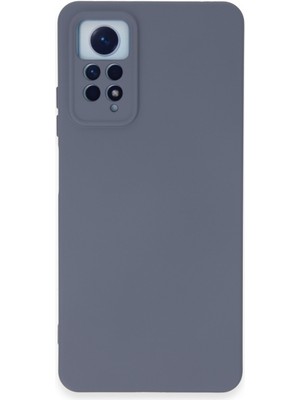 Kzy Xiaomi Redmi Note 12 Pro 4g Kapak Içi Kadife Kamera Korumalı Lansman Silikon Kılıf - Petrol Mavisi