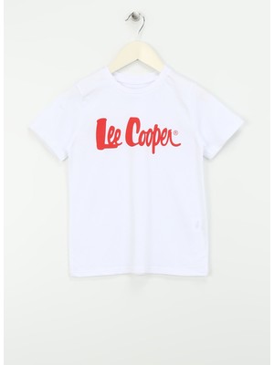 Lee Cooper Baskılı Beyaz Erkek T-Shirt 242 Lcb 242001 Londonlogo Beyaz