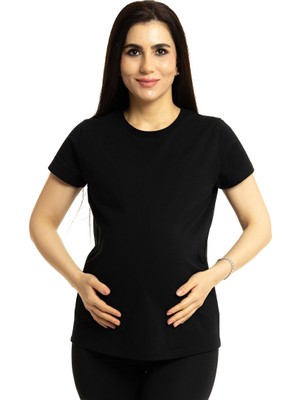 Baby Mom Hamile Kısa Kol Tshirt Anne Giyim