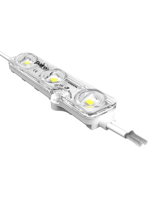 Pairo Signage Reklam Modülü ve Mercek LED Yeşil 0.72W 12V (50 Adet)