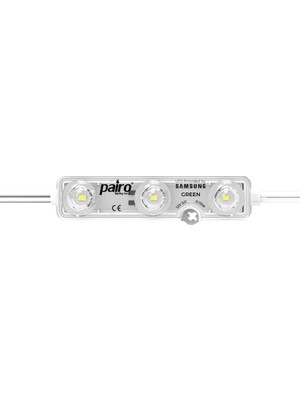 Pairo Signage Reklam Modülü ve Mercek Samsung LED Yeşil 0.75W 12V (50 Adet)