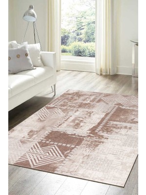 Efor Halı Lynosse Bej Halı Yumuşak Oturma Odası Salon Çocuk Odası Mutfak Halısı P0958 150 x 230