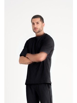 Yakamel Erkek Oversize  T-Shirt