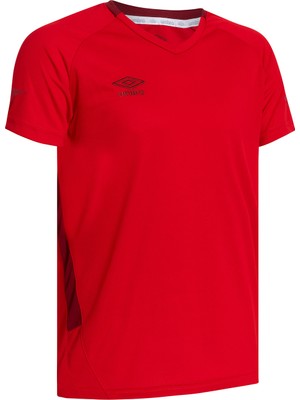 Umbro Erkek Kırmızı Antrenman T-Shirtü - TF-0166 Umbro Deer Training T-Shirt Red - Kırmızı Erkek T-Shirt
