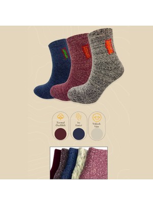 Kral Socks Termal Erkek Havlu Patik Çorap (3 Çift)