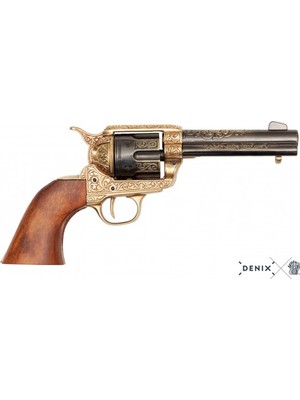 Denix Koleksiyon Grubu-Cal.45 Peacemaker Revolver 4,75", Usa 1873-JDNXM-1280-L