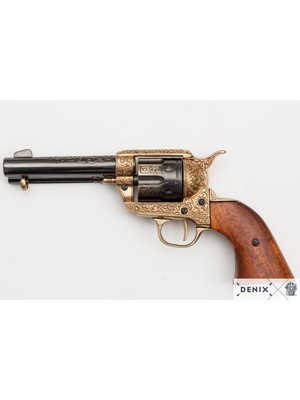 Denix Koleksiyon Grubu-Cal.45 Peacemaker Revolver 4,75", Usa 1873-JDNXM-1280-L