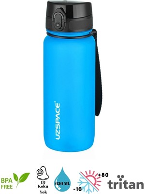 Uzspace Soft Touch Tritan Su Matarası - 650ML