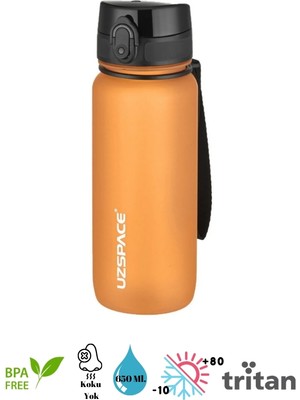 Uzspace Soft Touch Tritan Su Matarası - 650ML