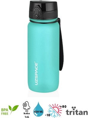 Uzspace Soft Touch Tritan Su Matarası - 650ML