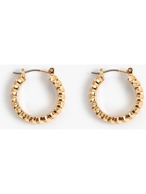 Koton Burgulu Halka Küpe