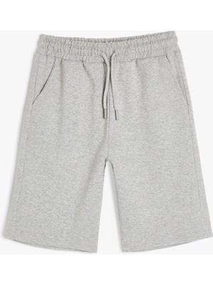 Koton Basic Şort Cepli Beli Bağlamalı