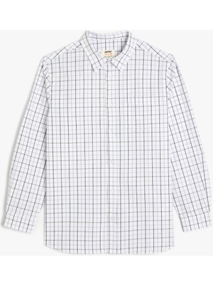 Koton Uzun Kollu Gömlek Pamuklu Düğmeli Klasik Yaka