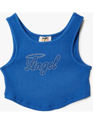 Koton Crop Atlet Pul Payet Detaylı Dokulu