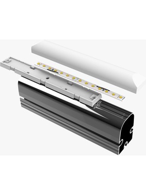 Pergoled 10 Adet 24V Tente & Pergola LED Krem Kasa - Beyaz Işık