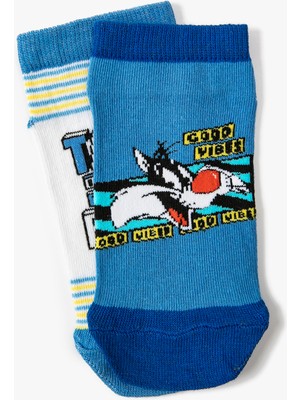 Koton 2'li Sylvester Baskılı Çorap Lisanslı