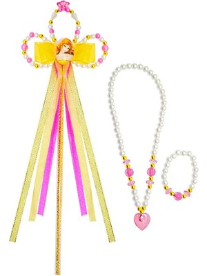 Disney Prenses Belle Asa Kolye Bileklik Seti