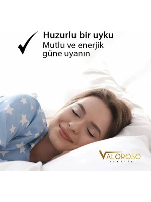 Valoroso Tekstil Pamuklu 50X70 Beyaz Iç Astar 6 Adet, Fermuarlı Yastık Kılıfı, Yastık Şiltesi