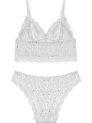 Koton Beyaz Puanlı Bralet Takım Ds200583brt