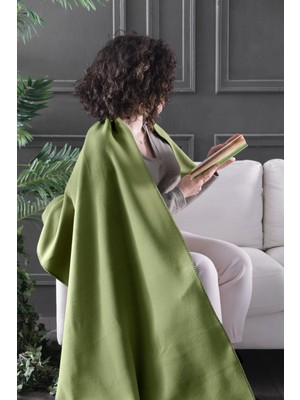 Denizli Concept Bloom Polar Omuz Şalı Haki Yeşil