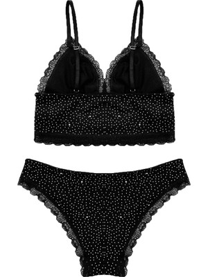 Koton Siyah Puanlı Bralet Takım Ds200583brt