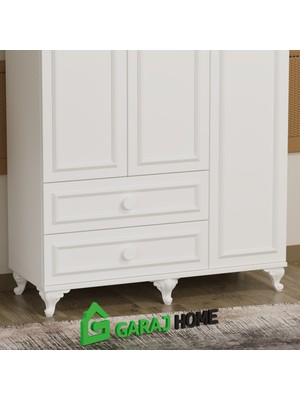 Garaj Home Öykü 3 Kapaklı Dolap ve Şifonyer