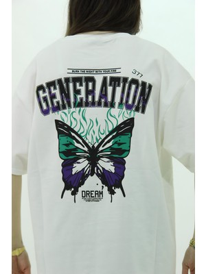 Setuland Oversize Ön Arka Baskılı Generation T-Shirt