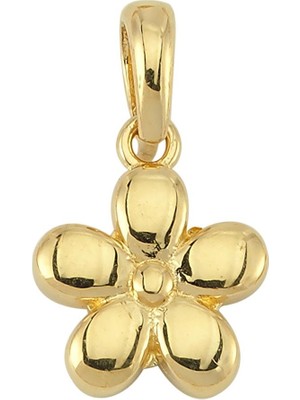 14 Ayar Çiçek Altın Kolye Ucu 0,77 gr