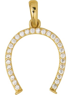 14 Ayar Nal Altın Kolye Ucu 0,95 gr