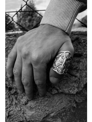 CAPO By Aytaç Yamaç Ayarlanabilir Eskitme Kuruluş Diriliş Osmanlı Selçuklu Kartalı Savaşçı Okçu Yüzük